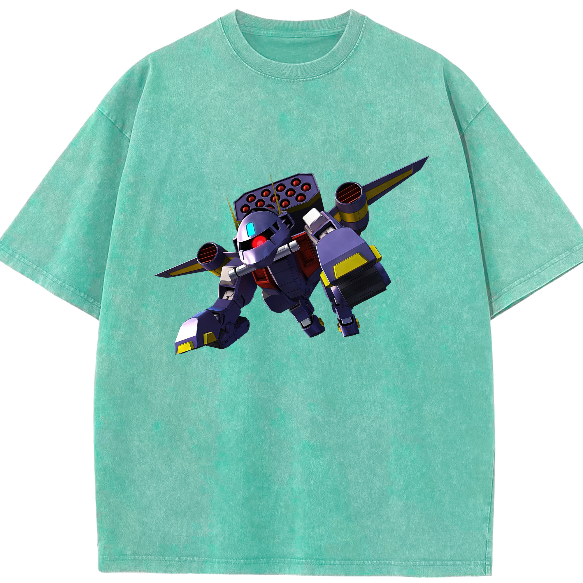（画像用） 機動戦士ガンダム Mobile Suit Gundam 綿100% ヴィンテージ風 半袖Tシャツ（フロントプリント）